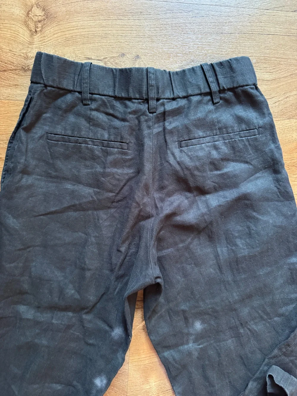 COS Black Linen Pants